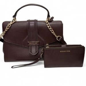 MICHAEL Michael Kors Bleecker Leather Bag and Matching Wallet